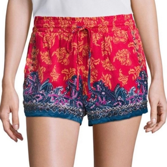 Free People Pants - Free People San Paolo Embellished Boho Shorts